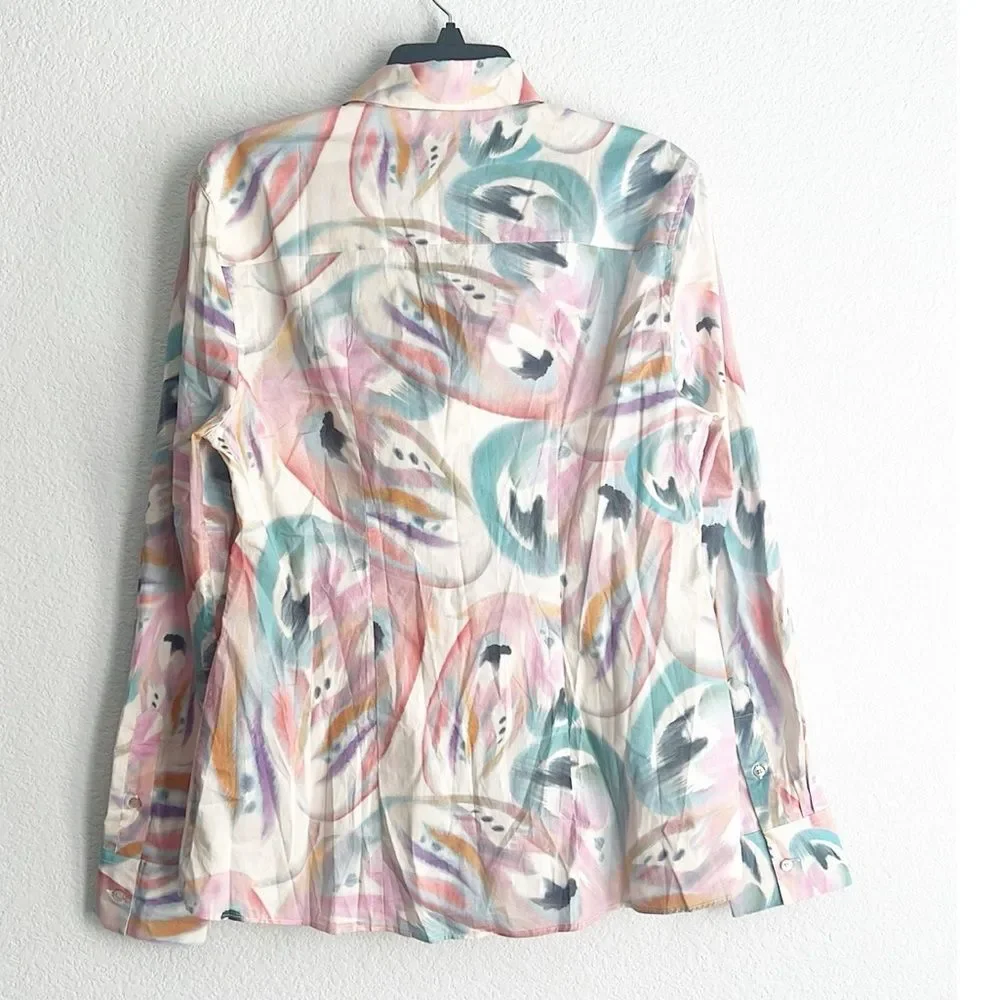 ETRO Milano Printed Button Front Shirt, NWT, Size 46 - Picture 8 of 15